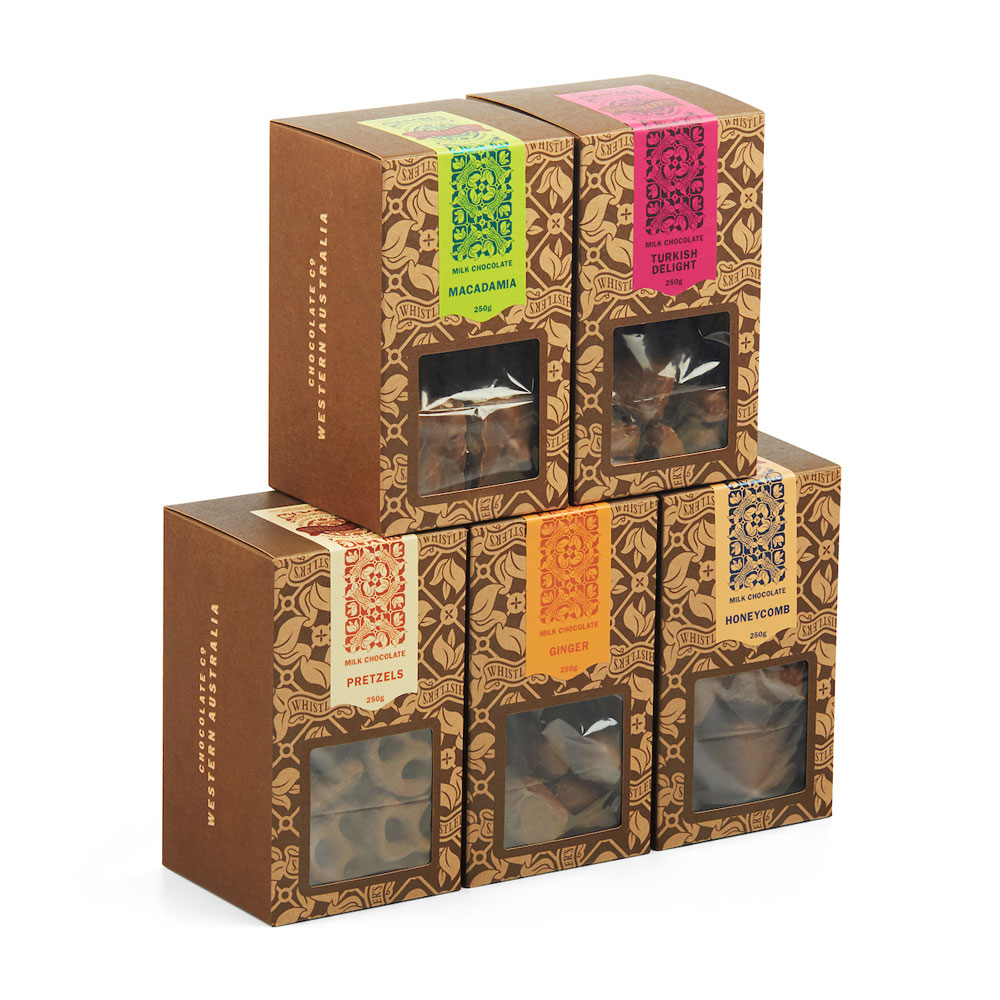Whistlers Chocolate Gift Boxes 250g - Assorted Flavours - Just In Time ...